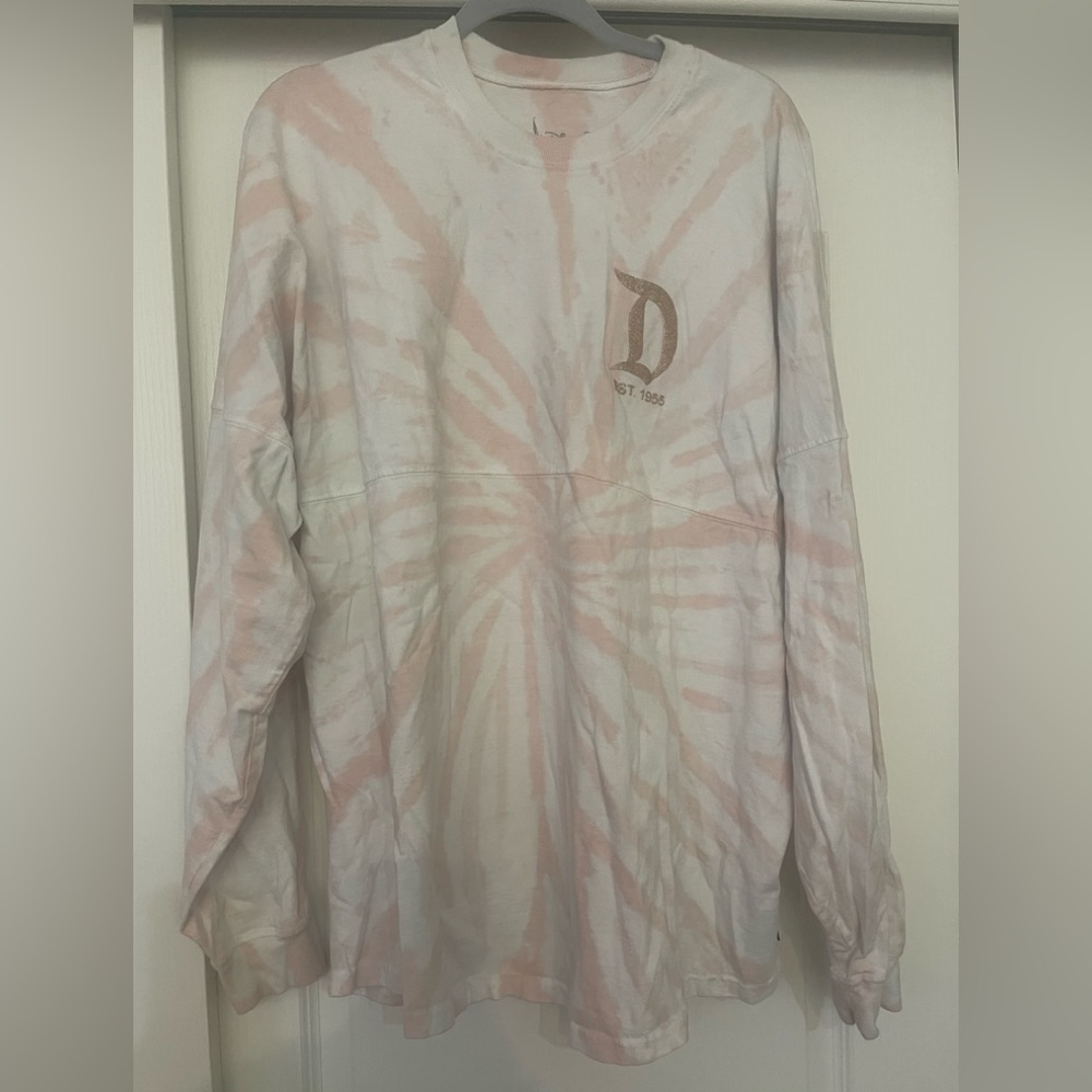 Disney Parks Rose Gold Tie Dye Spirit Jersey
